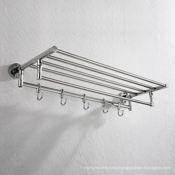 new design sample single bathroom towel bar and the bar parts with hooks